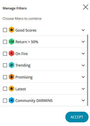 manage filters