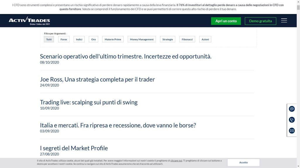 archivio webinars di activtrades