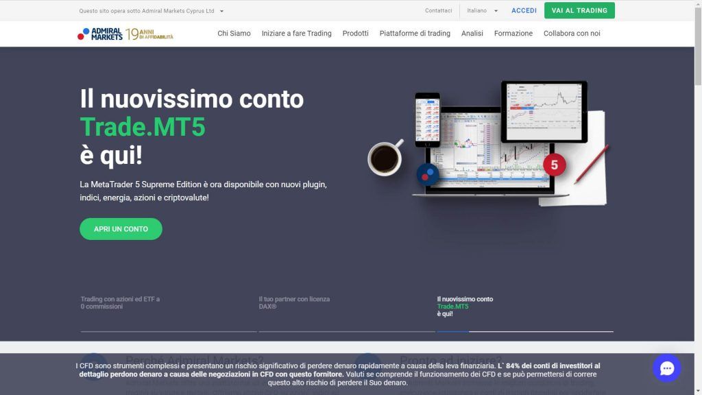 admiral markets conto trade mt5