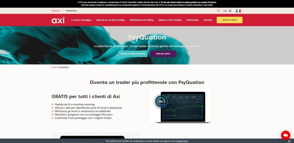 axi caratteristiche di psyquation