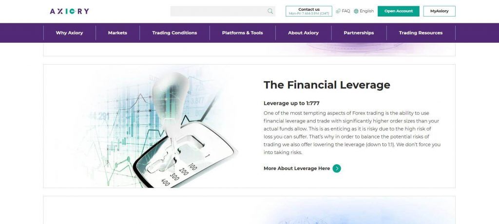 axiory leva finanziaria