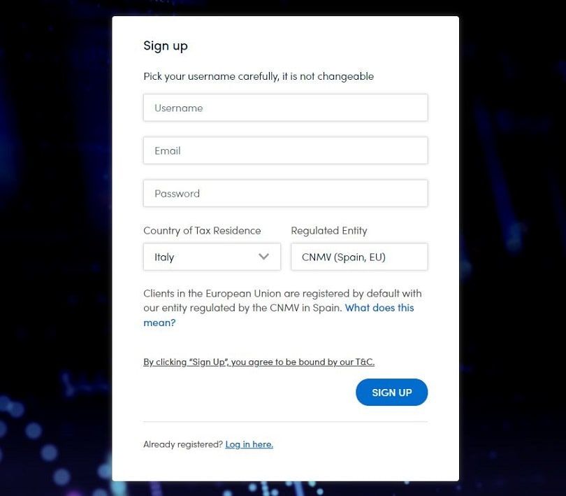 darwinex registrazione conto