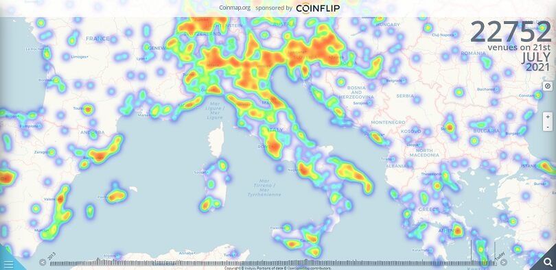 diffusione delle criptomonete in italia