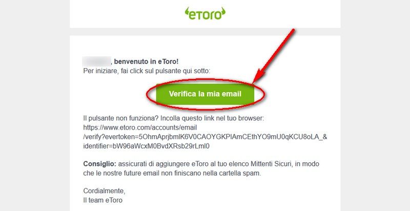 email conto demo etoro