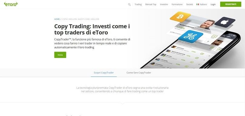 etoro servizio di copy trading
