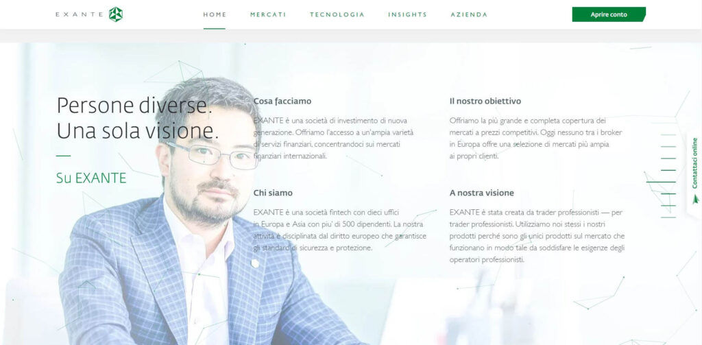 visione e valori di exante
