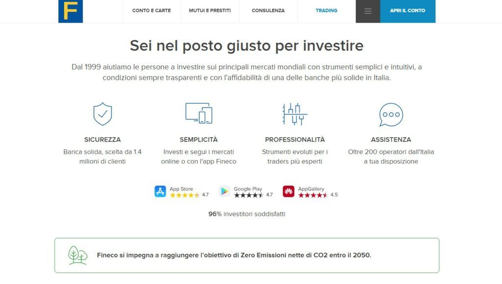 La sicurezza dei fondi su Fineco