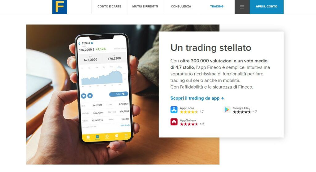 Il servizio stellato offerto da Fineco