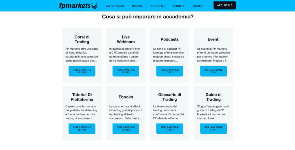 accademia di fp markets
