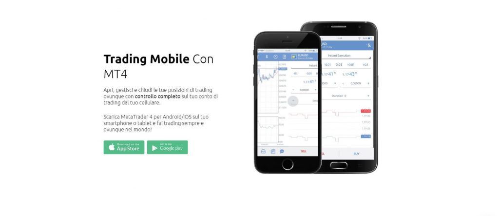 trading mobile mt4 di hycm