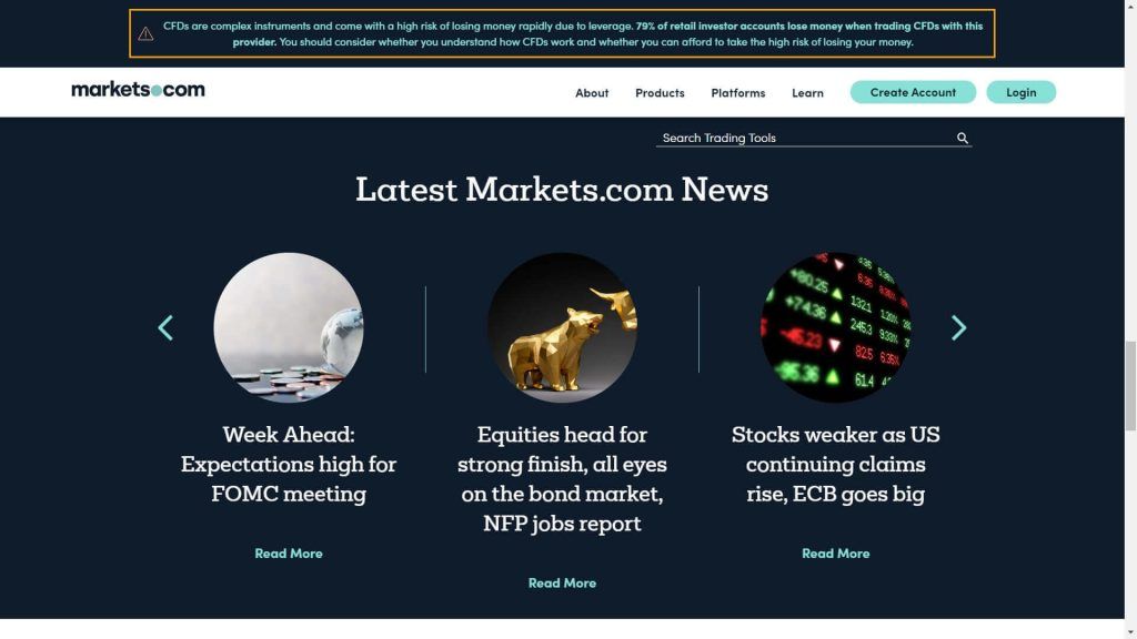 Le notizie sui mercati proposte da Markets.com