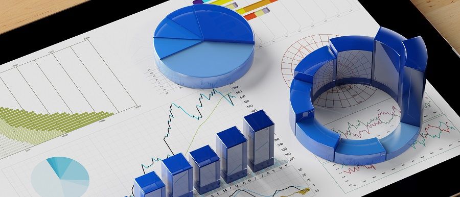 portafoglio investimento grafici tablet
