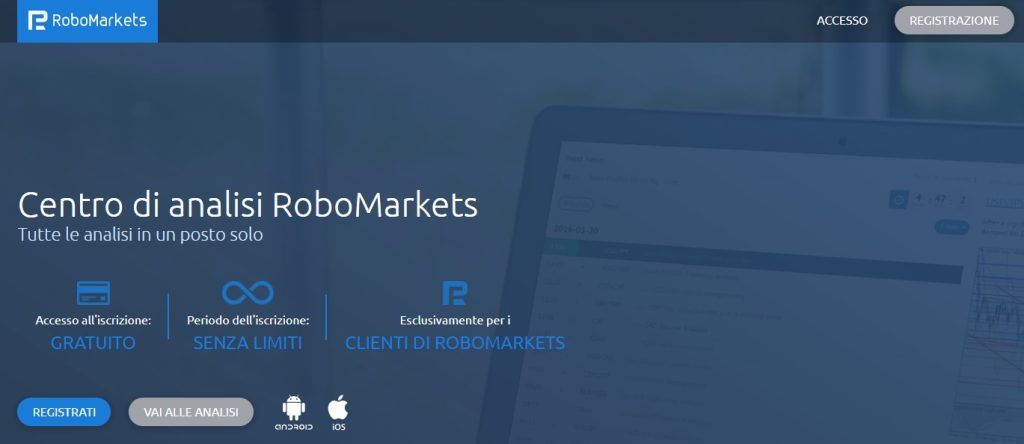 Centro di analisi di Robomarkets