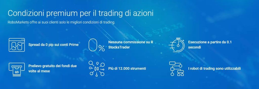Condizioni top per il trading azionario con Robomarkets