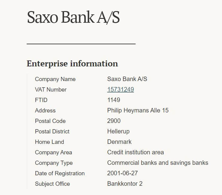 Saxo esma registrazione