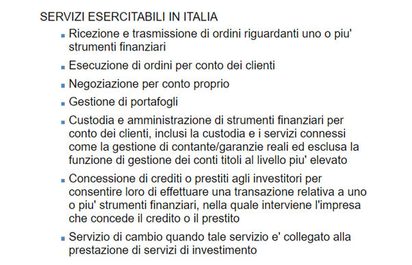 servizi offerti da etoro europe