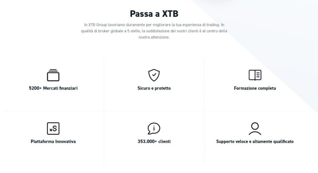 Perché passare a fare trading con XTB