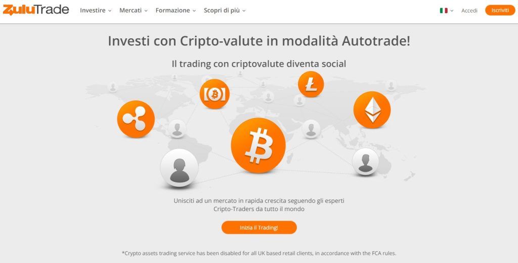 Come investire in maniera automatica con le criptovalute di ZuluTrade