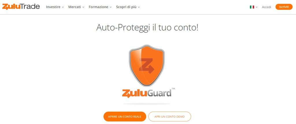 Presentazione del sistema di protezione automatico di ZuluTrade: ZuluGuard